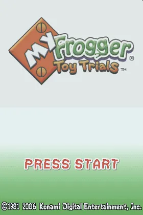 My Frogger - Toy Trials (USA) screen shot title